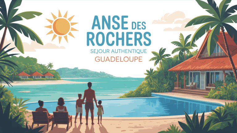 Résidence tropicale Anse des Rochers piscine plage Guadeloupe