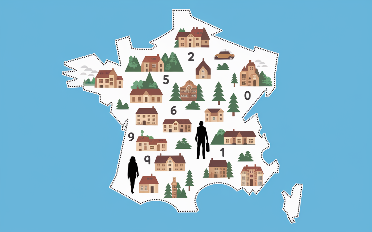 Carte illustrée Sud-Ouest France, 10 escapades week-end