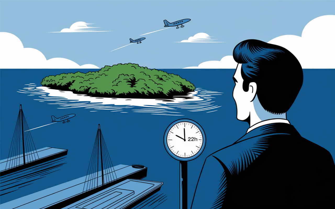 Isolement géographique Tahiti vol distance océan
