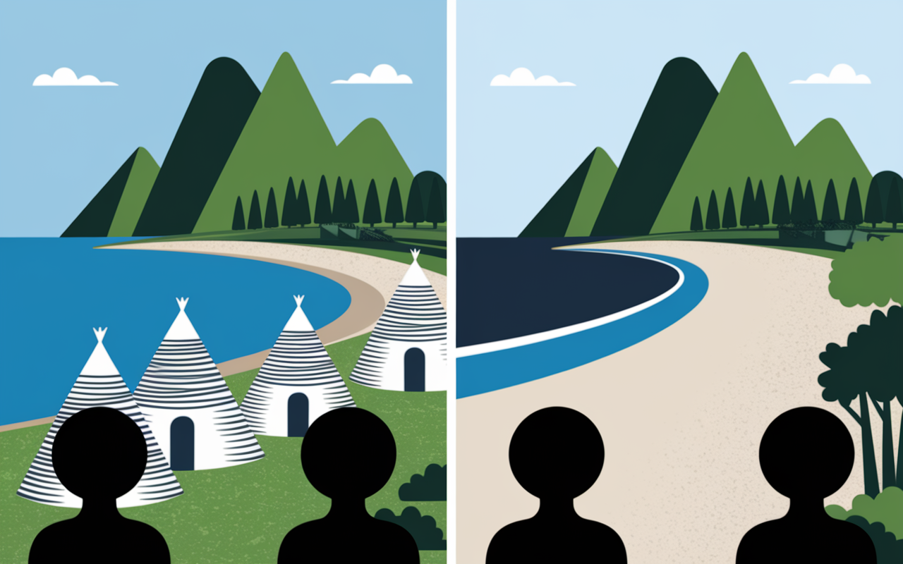 Illustration paysages nature climat Pouilles Calabre trulli montagnes plages