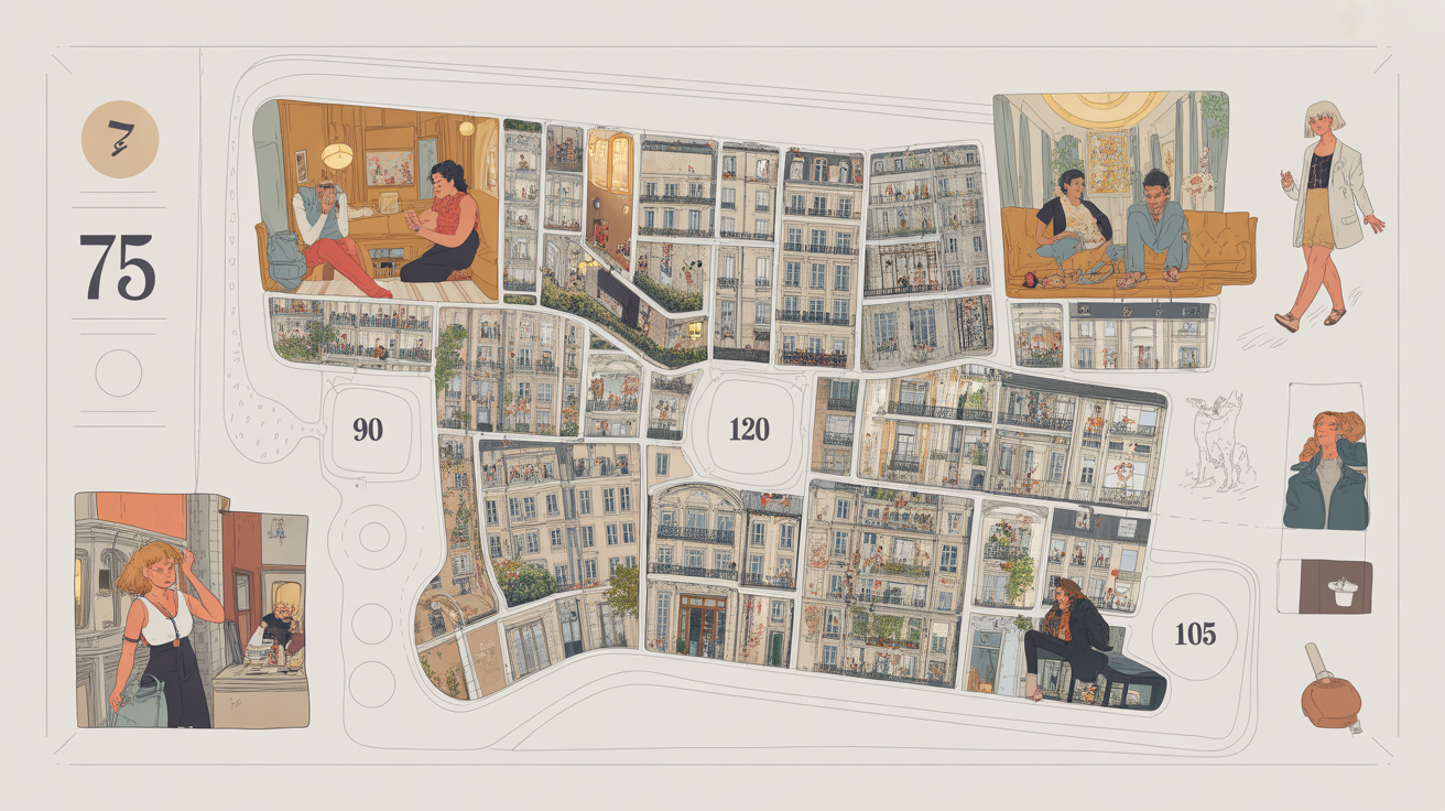 plan quartiers hotels 2 etoiles a paris