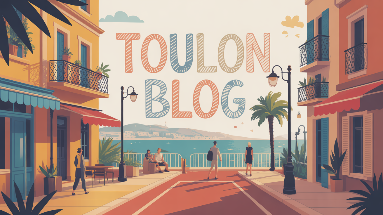 Illustration Toulon blog ambiance conviviale méditerranéenne