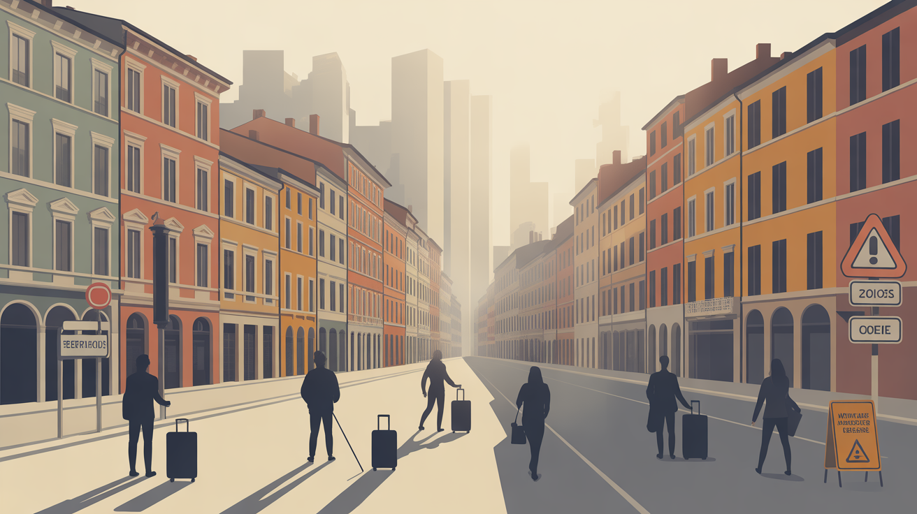 Quartiers à éviter en Italie, repère visuel des zones sensibles