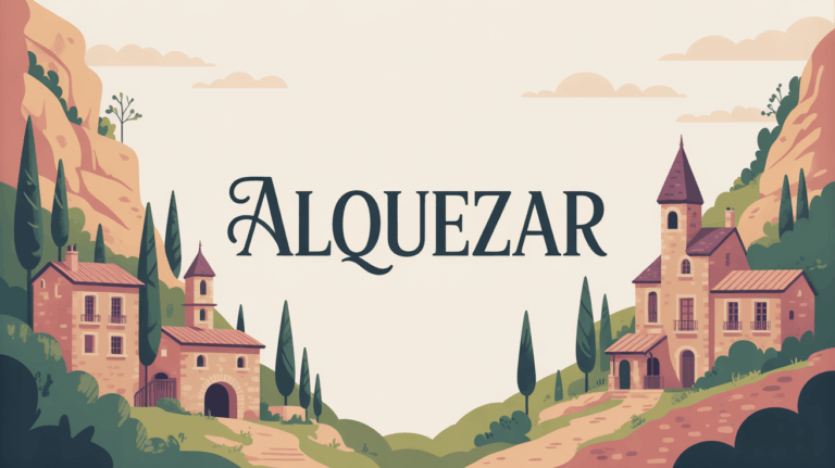 illustration village alquezar medieval pierre gorges ambiance chaleureuse