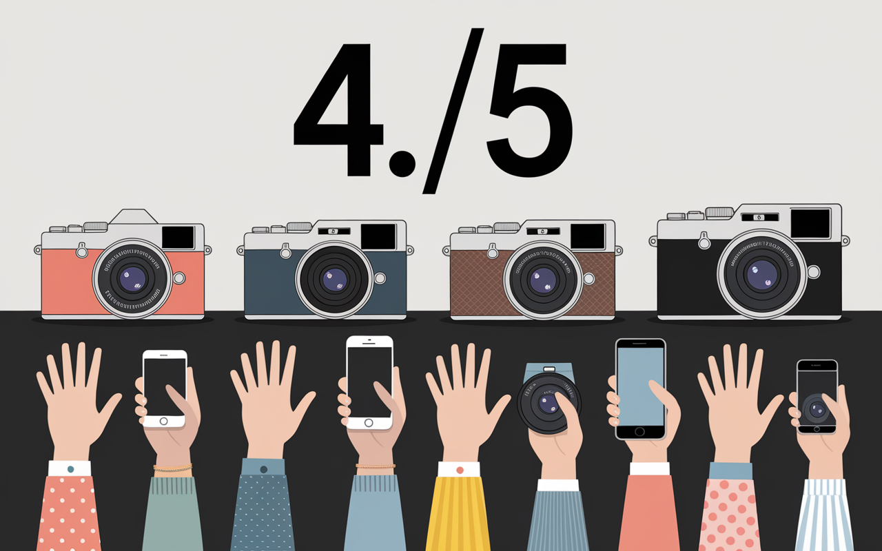 Appareils photo compacts hybrides smartphone pour voyage