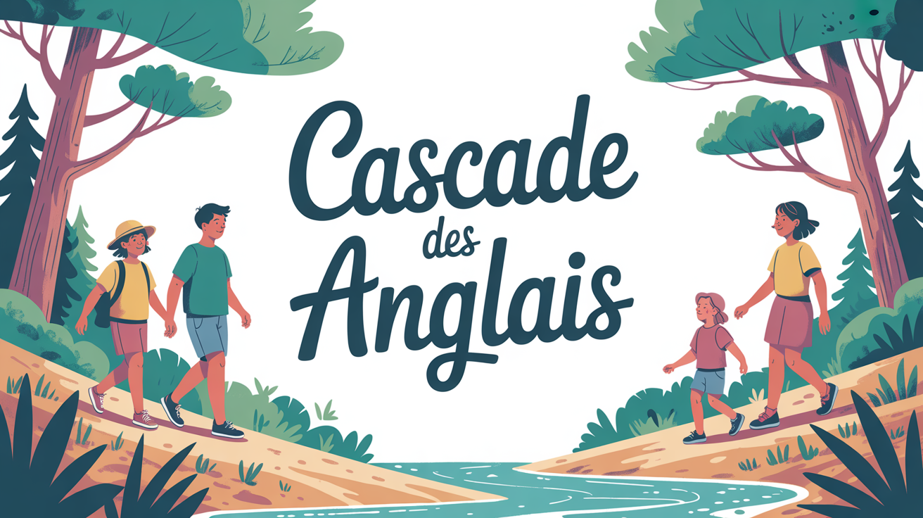 Cascade des Anglais enfants adultes foret corse GR20