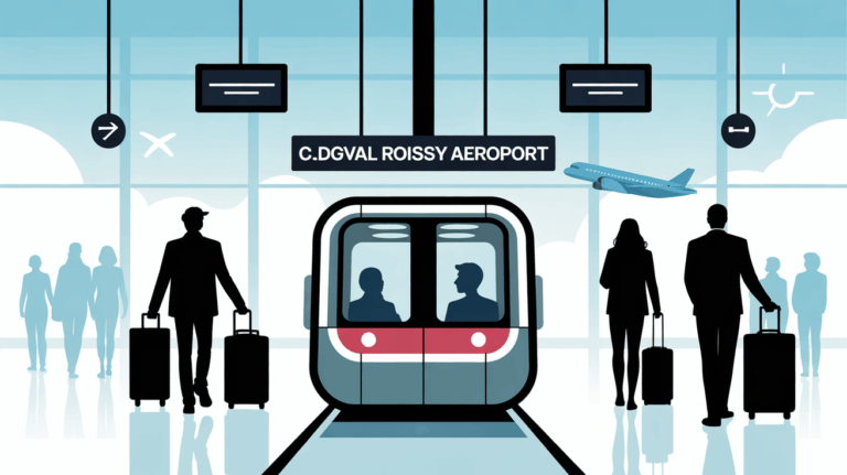 CDGVAL Roissy Aeroport metro automatique