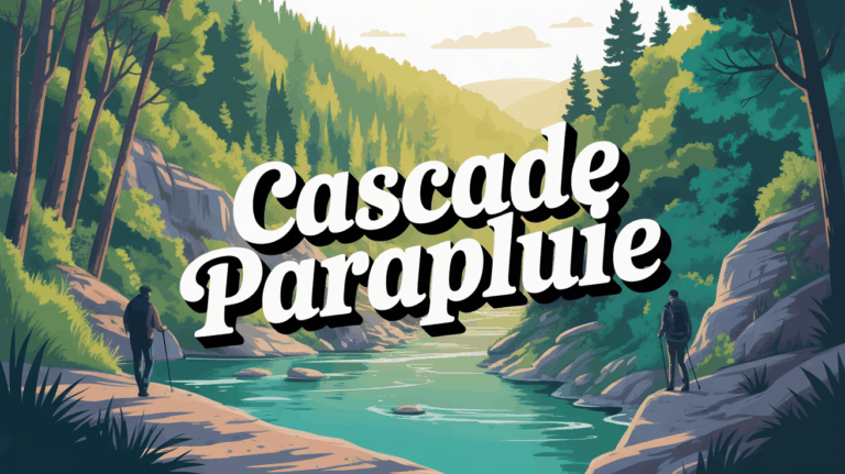 Illustration des Gorges de l'Hérault et Cascade Parapluie