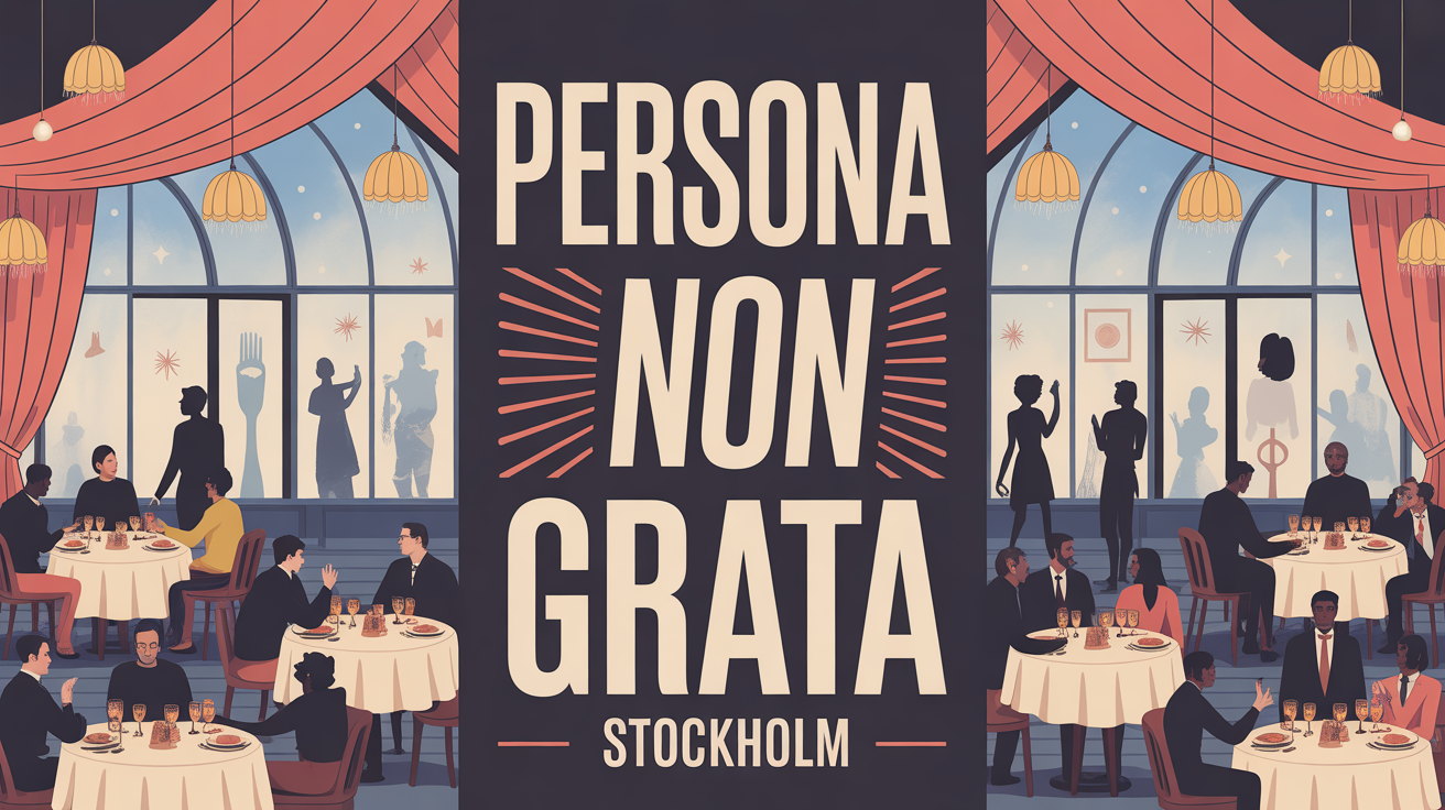 Salle éphémère, ambiance festive et créative, Persona Non Grata Stockholm
