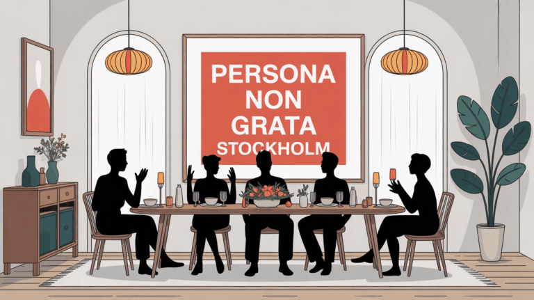 Table festive Persona Non Grata Stockholm interieur moderne artistique