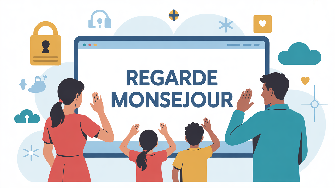 regardemonsejour illustration parents enfants blog securise