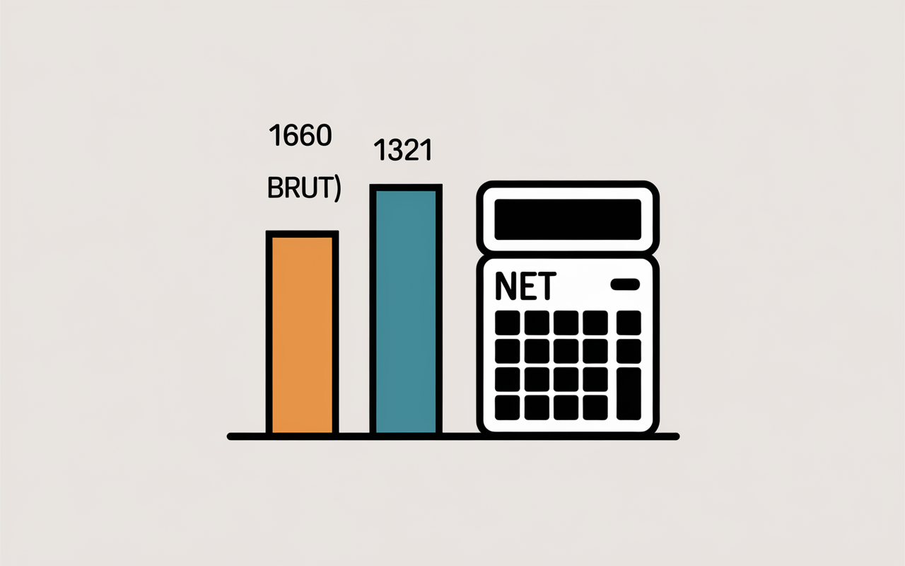 graphique comparaison 1660 brut net