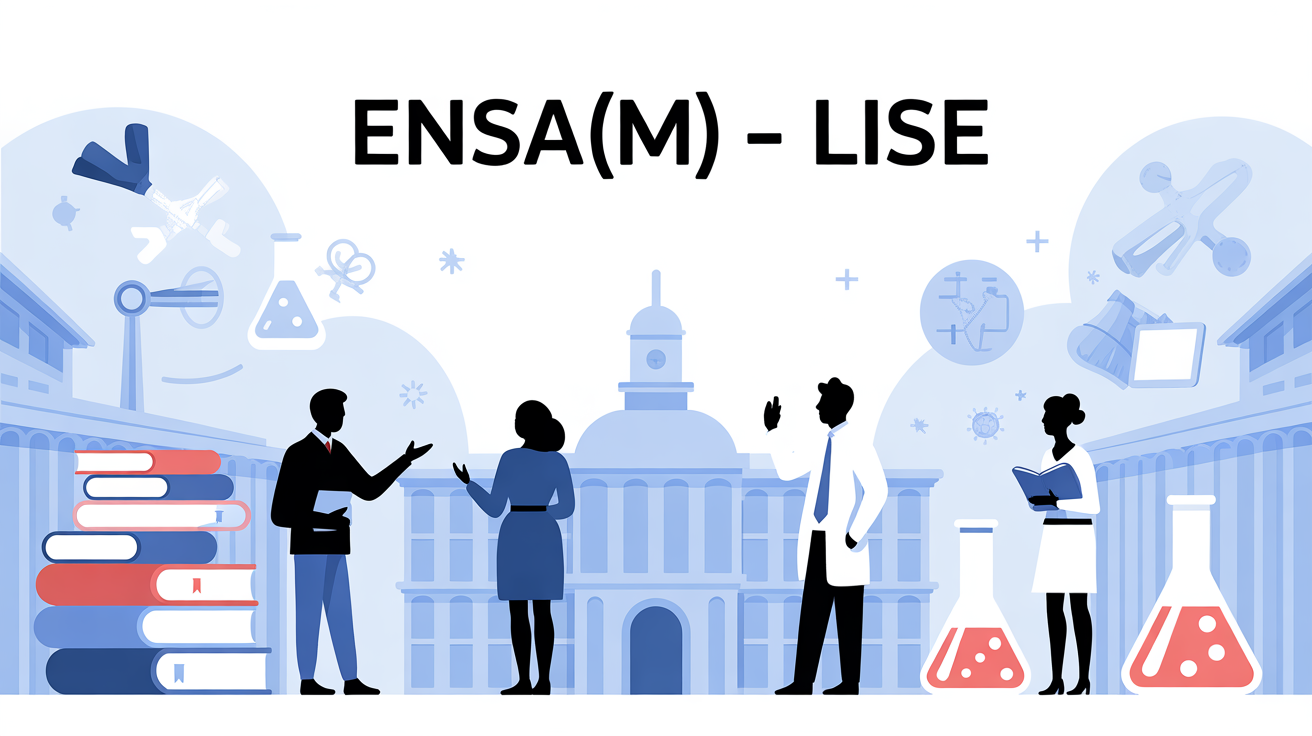 illustration ecole ingenieur ensam lise silhouettes