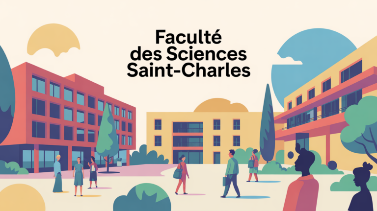 Illustration campus Faculte des Sciences Saint-Charles Marseille