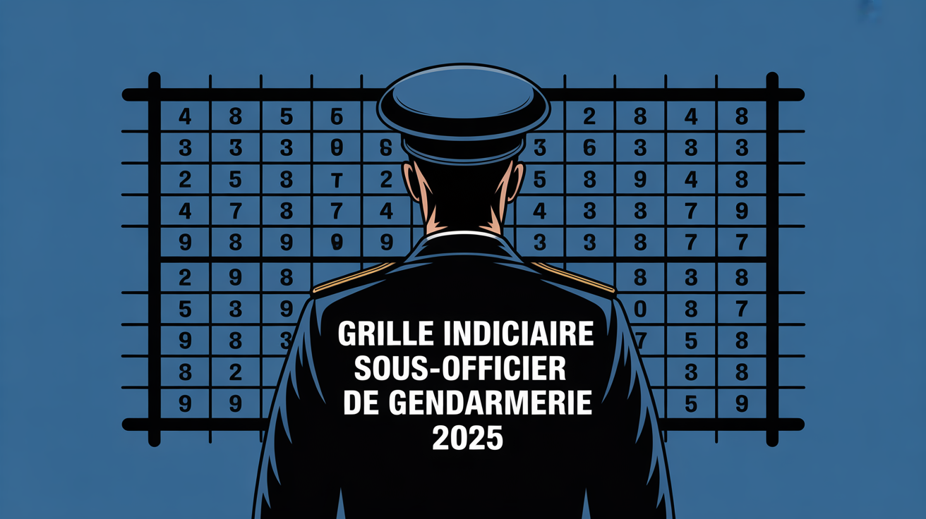 grille indiciaire sous officier gendarmerie 2025 chiffres