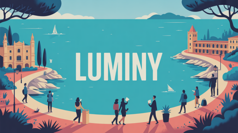Luminy entre nature mediterraneenne et campus moderne