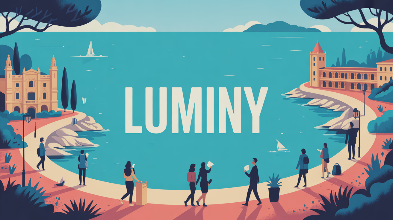 Luminy entre nature mediterraneenne et campus moderne