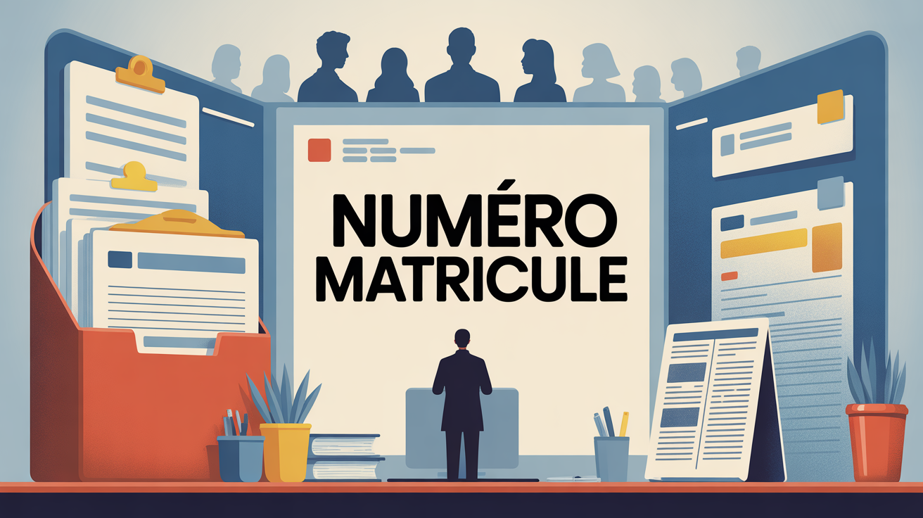 illustration dossier administratif numero matricule