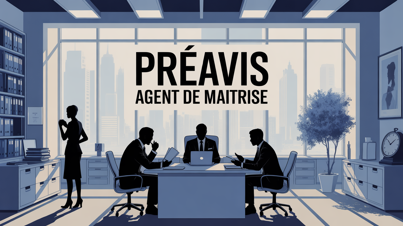 bureau moderne preavis agent de maitrise