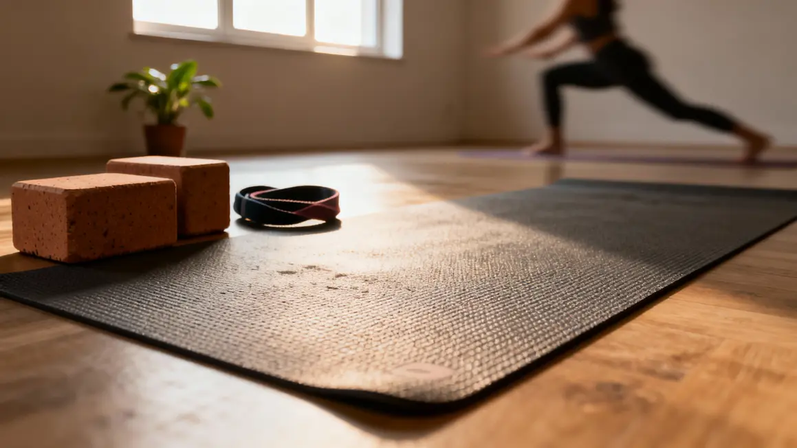 equipements yoga youtube tapis brique sangle