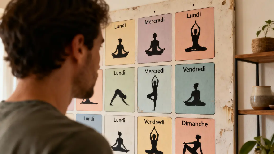programme yoga hebdomadaire calendrier