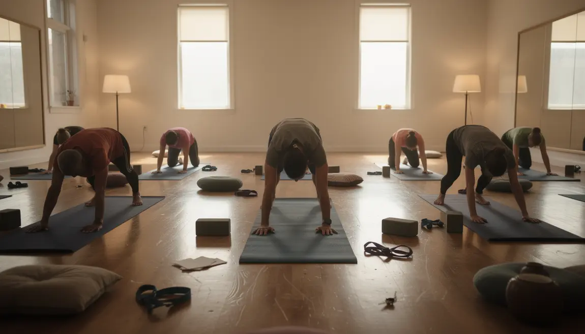 salle yoga inclusive tapis accessoires