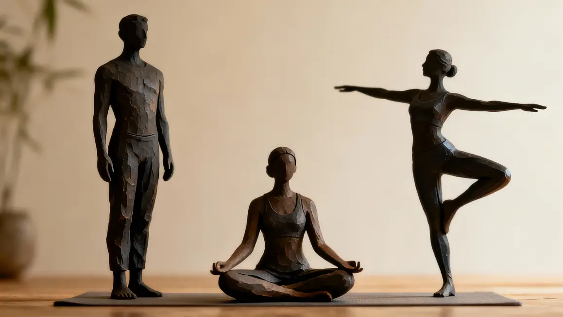 Illustrations des différents styles de yoga facile pour débutant