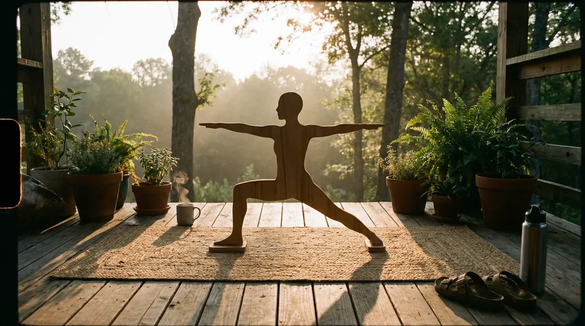 yoga perte de poids tapis nature serenite
