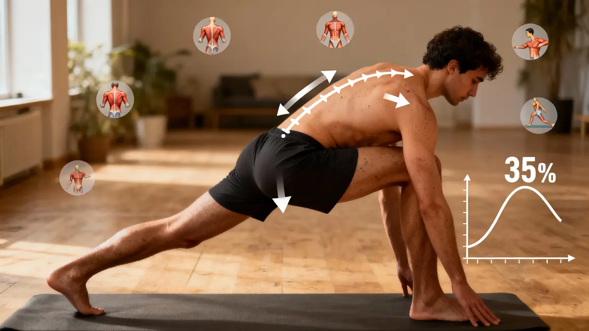 yoga quotidien illustration bienfaits physiques souplesse