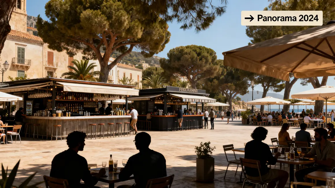 Vue bars Hyères panorama terrasse 2024