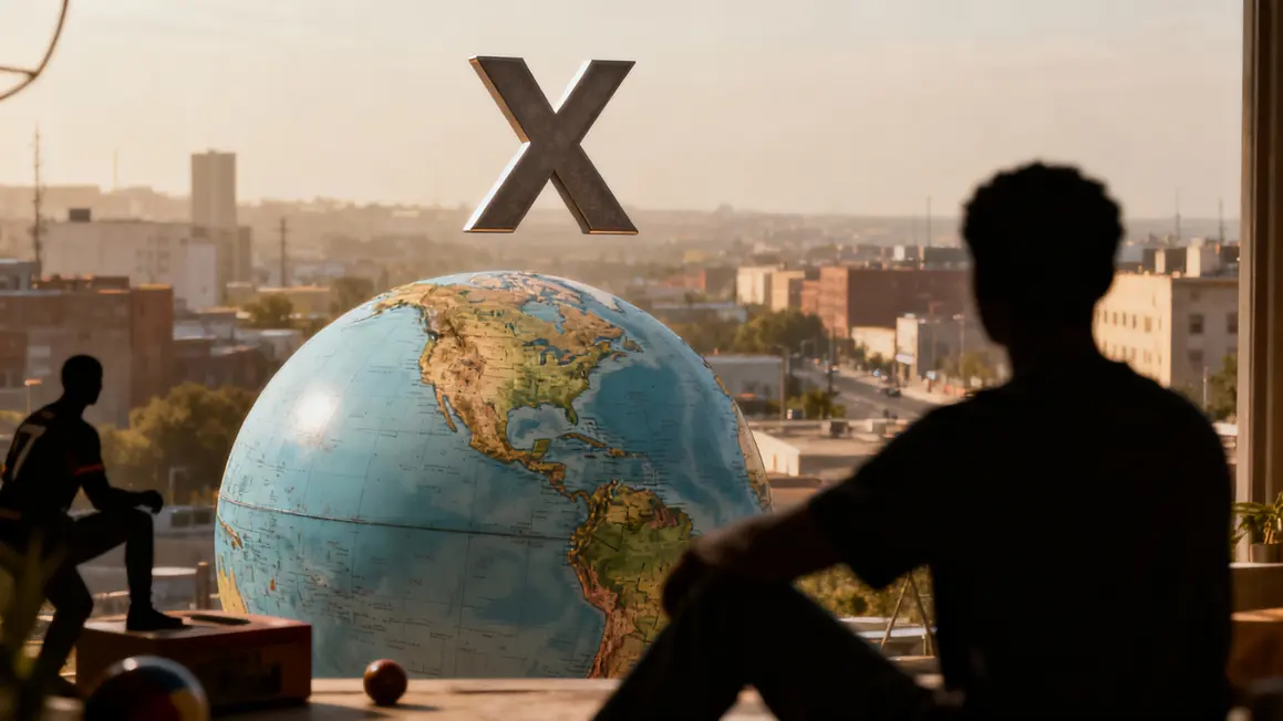 globe terrestre avec lettre x interrogation capitales