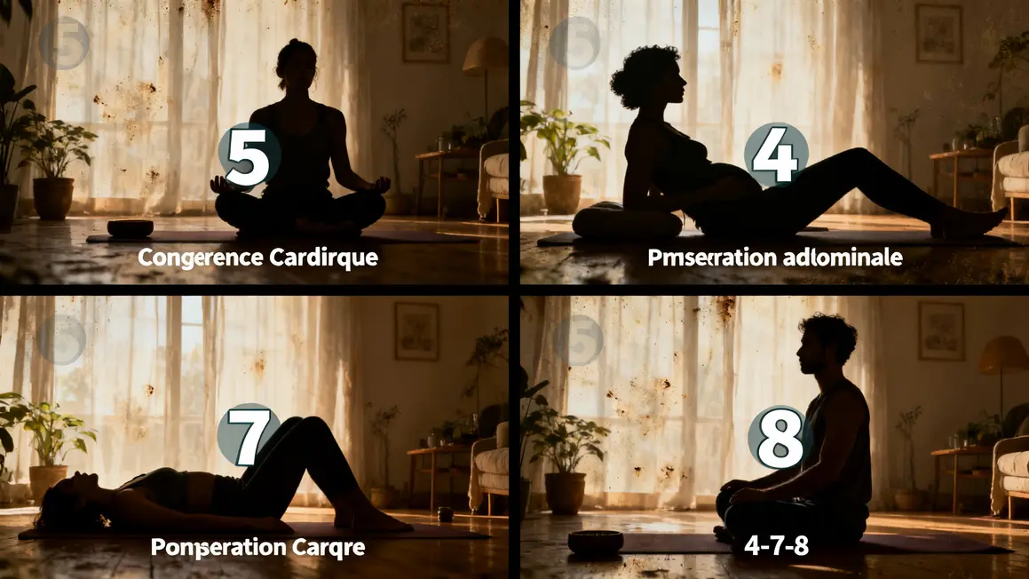Tableau respiration cohérence cardiaque et relaxation