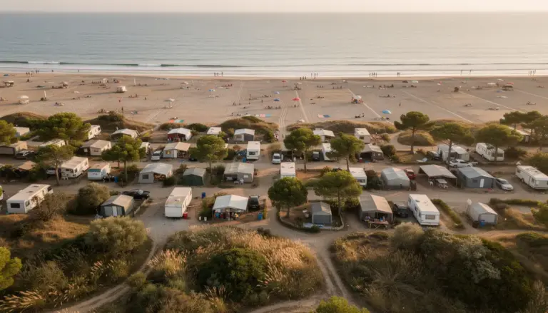 plus grand camping de france vue camping plage dunes