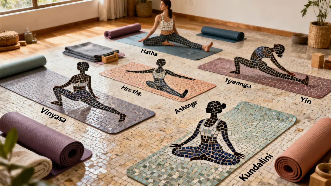 Postures tapis styles yoga Paris Vinyasa Hatha Iyengar