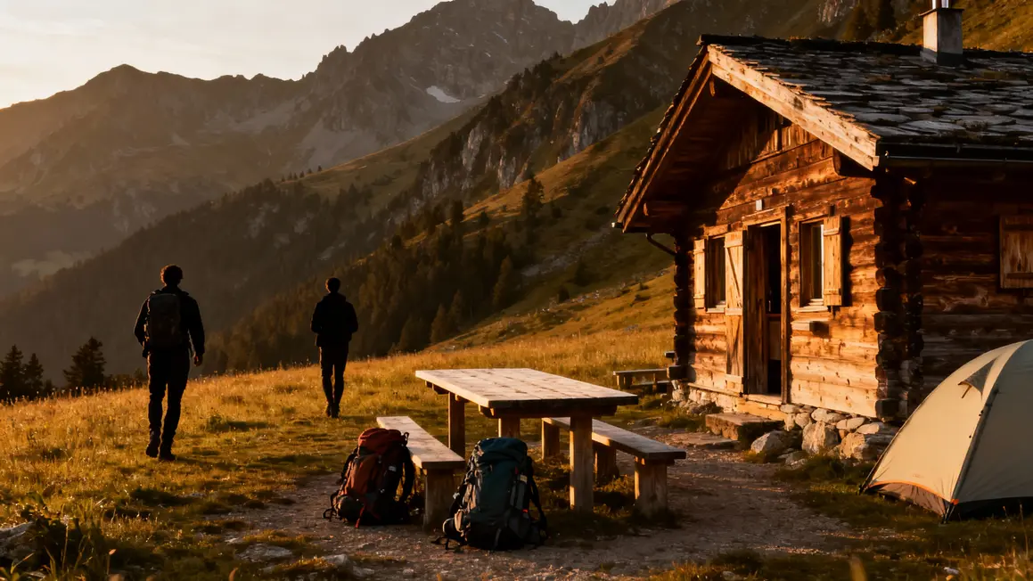 Tour du Beaufortain refuge et bivouac ambiance montagne