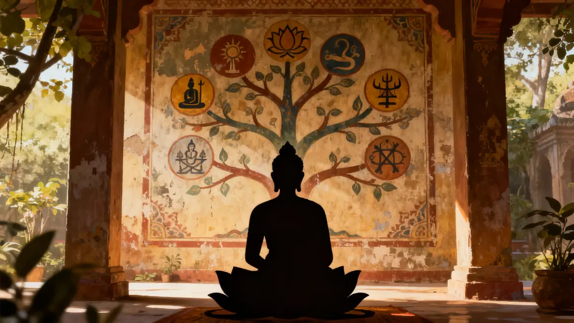 Yoga philosophie branches Inde lotus