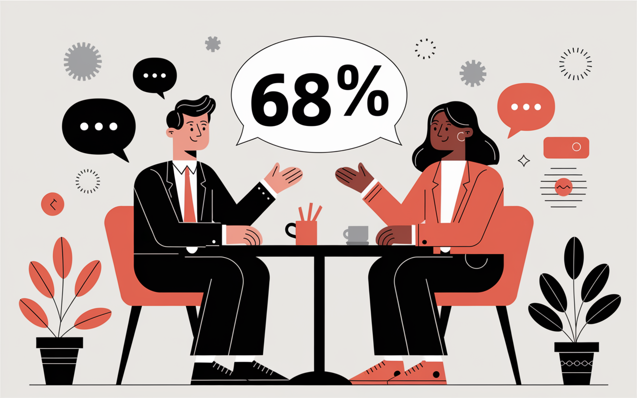 Aisance relationnelle deux personnes dialoguent