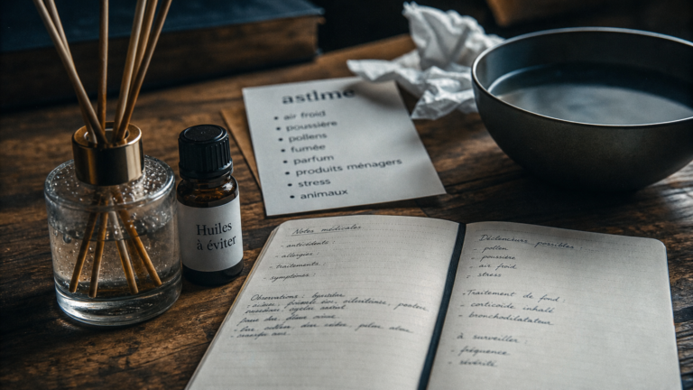 Asthme : huile essentielle à éviter, diffusion et inhalation