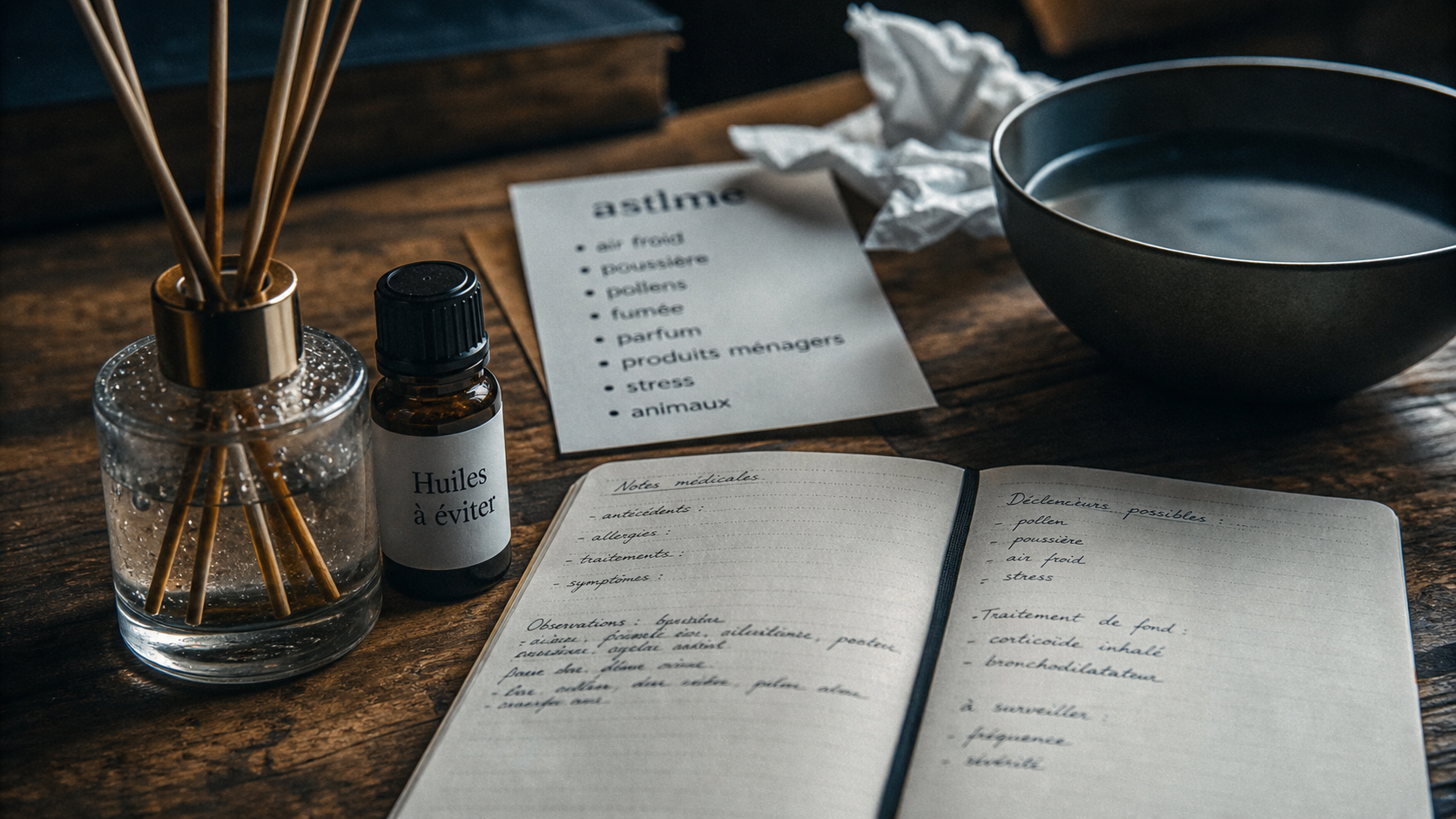 Asthme : huile essentielle à éviter, diffusion et inhalation