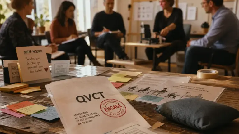 Atelier QVT en entreprise : QVCT, stress et postures au travail