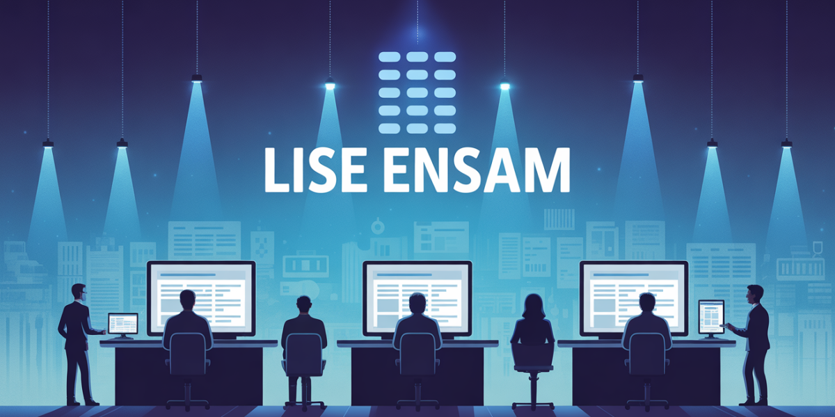 Tableau numérique avec utilisateurs LISE ENSAM, ambiance sécurisée