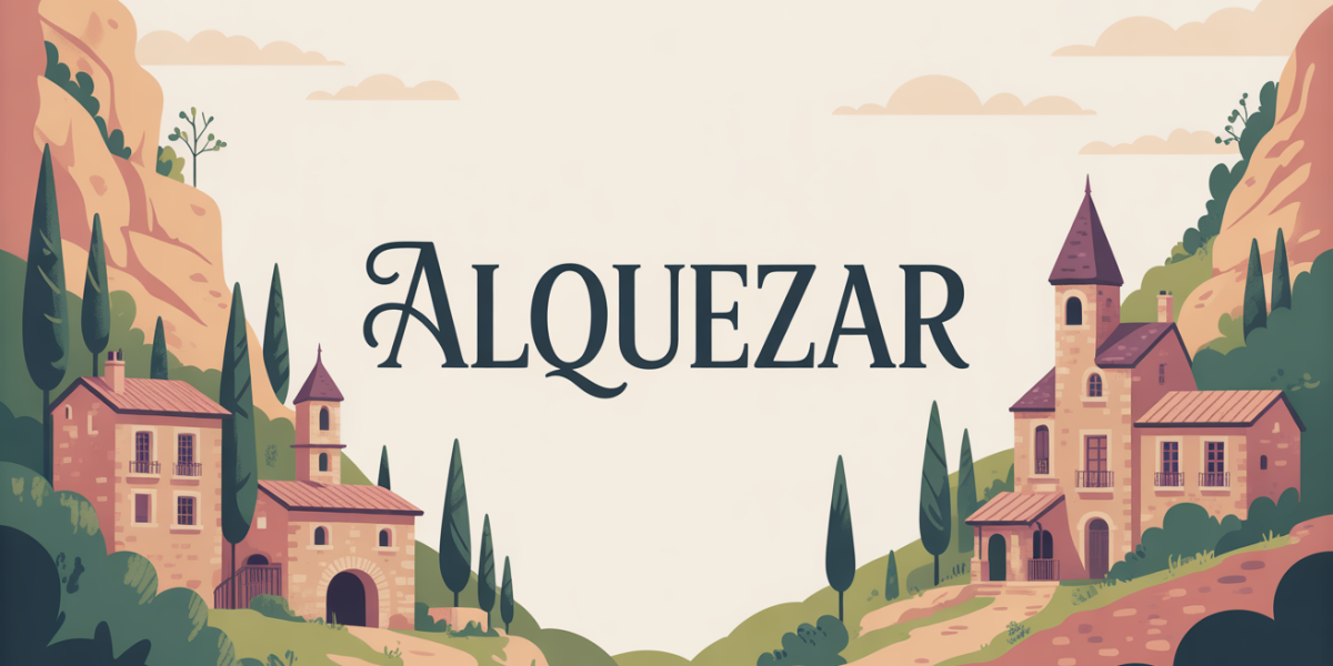 illustration village alquezar medieval pierre gorges ambiance chaleureuse