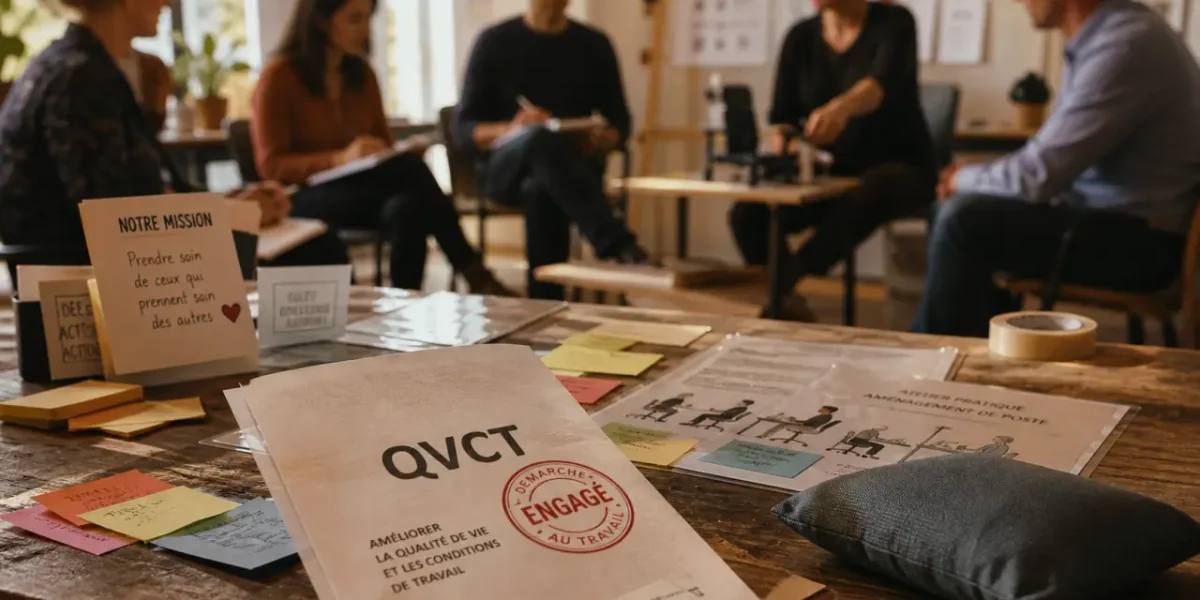Atelier QVT en entreprise : QVCT, stress et postures au travail