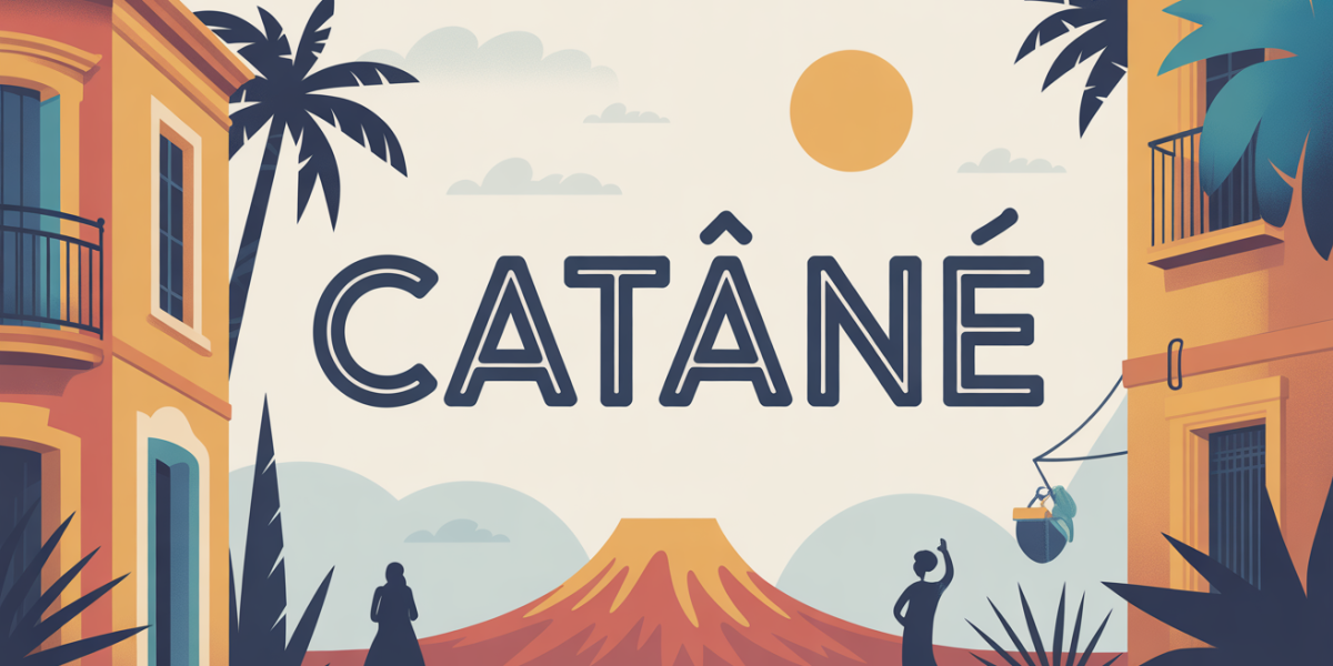 Illustration rues Catane soleil sécurité
