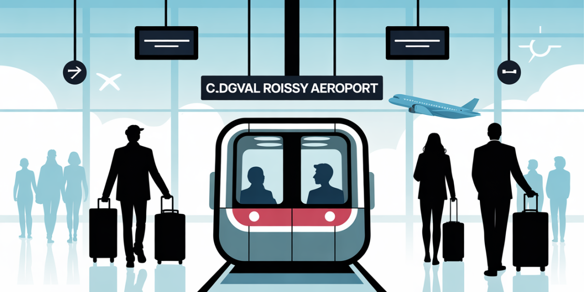 CDGVAL Roissy Aeroport metro automatique
