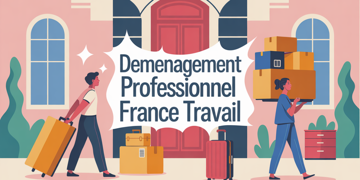 Personnes portant des cartons devant une maison, demenagement France Travail