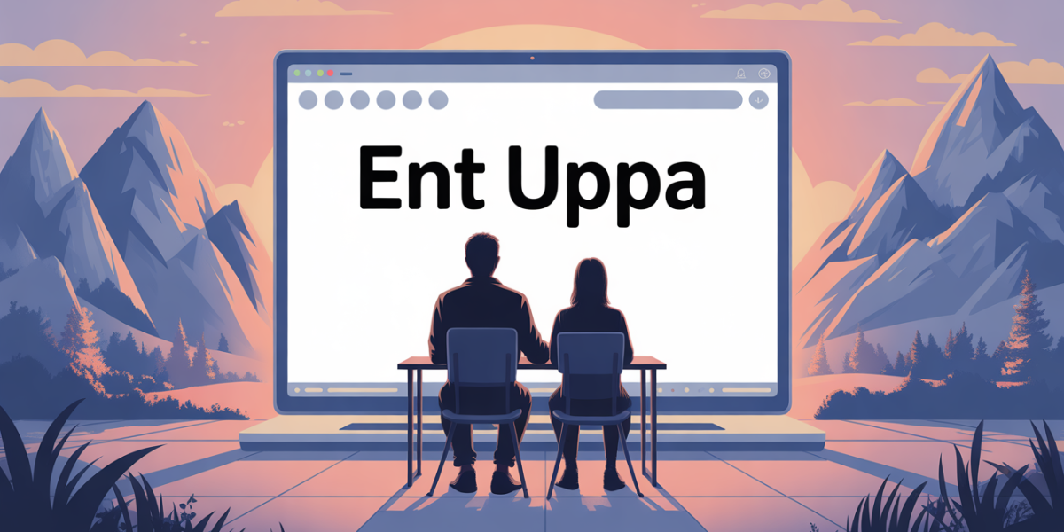 ENT UPPA parent et étudiant devant écran ambiance sereine