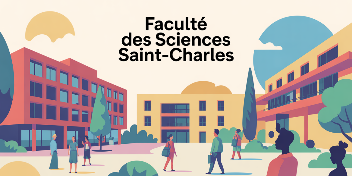 Illustration campus Faculte des Sciences Saint-Charles Marseille