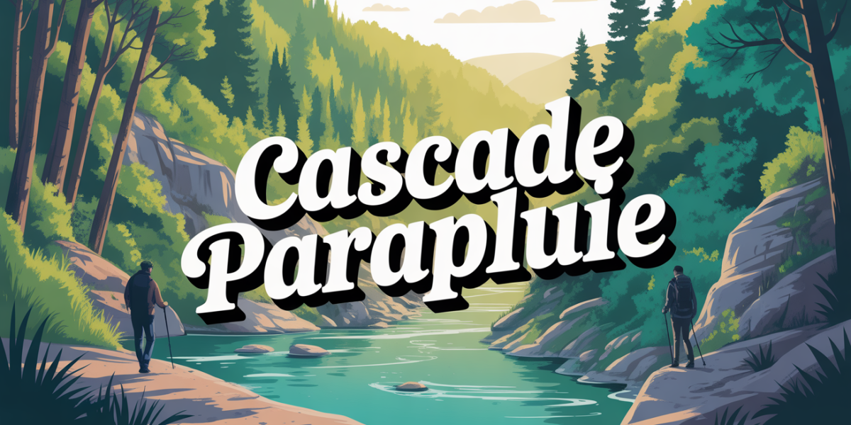 Illustration des Gorges de l'Hérault et Cascade Parapluie