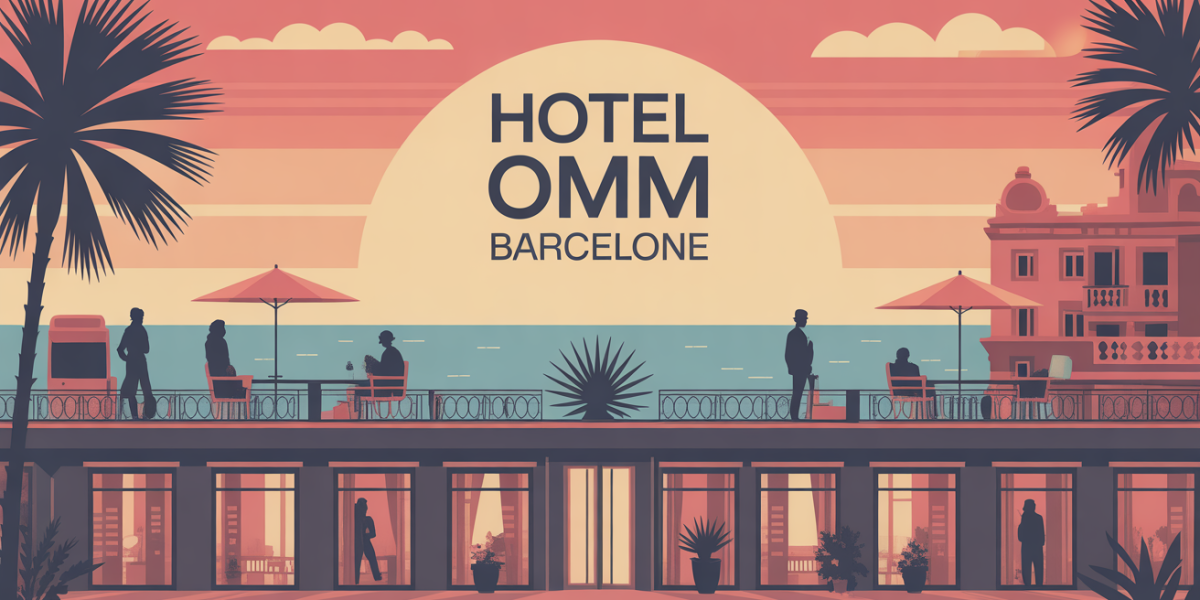 Hotel Omm Barcelone boutique hotel rooftop vue soleil